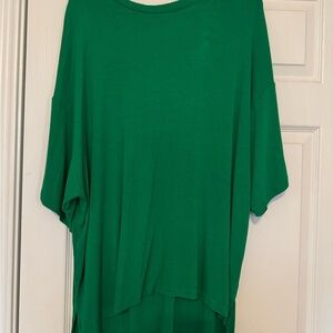 GREEN Oversized T-Shirt and Biker Shorts Set